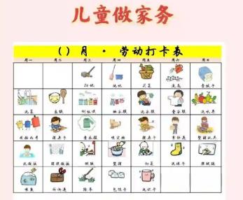 哈密儿童做家务年龄对照表